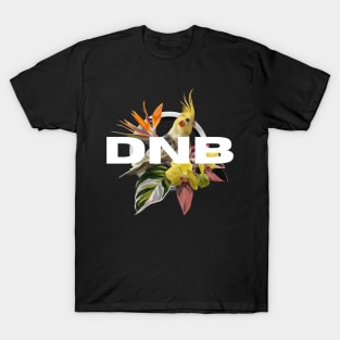 DNB - Tropical Cockatiel Bass Bird T-Shirt